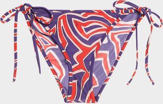 Pucci Printed Side-Tie Bikini Bottoms