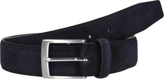 Stefano Lauran Riem - Heren - Riemen - Blauw - 115 CM - Leer - Accessoires