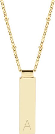 Brook & York Maisie Initial Pendant Necklace in Gold A at Nordstrom