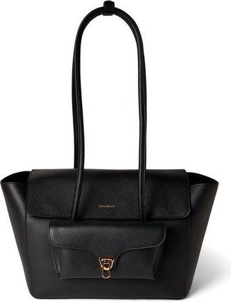 Coccinelle Womens Top Handle Bag Black Cowhide - Top-Handle-Bags