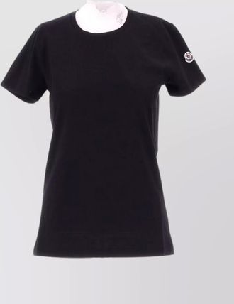 Moncler cotton logo-patch short-sleeve t-shirt
