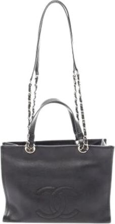 Chanel Pre-owned Vintage Schoudertas - Dames - Vintage Handtas - Zwart - ONE Size - Leer - Vintage