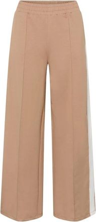 Saint Tropez Osaka SZ Pants - Dames - Wijde Broeken - Bruin - S - Broeken