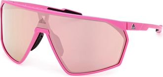 Adidas Sport SP0073 PRFM Shield 21X Mens Sunglasses Pink Size Standard
