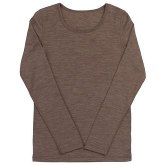 Joha Blouse L/S Merinounterw&auml;sche f&uuml;r Damen | braun