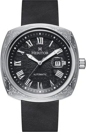 Heritor Davenport Black Dial Mens Watch HERHS3201