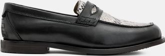 AllSaints Cow Leather Harmon Western Leather Loafer Shoes, Size: UK 11/US 12/EU 45
