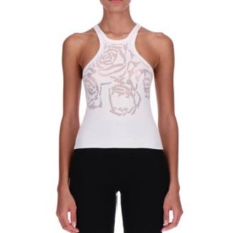 Ermanno Scervino Ribbed Tank Top