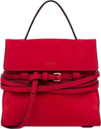 Moschino Rode Opvouwbare Top Handtas - Dames - Handtassen - Rood - ONE Size - Tassen