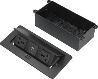 OEM Toma De Mesa De 250 V, Tomas De Suelo Emergentes, Tomas Emergentes, Caja De Conexi&oacute;n De Concentrador De Regleta Doble De Mesa, Toma De Corriente Usb J