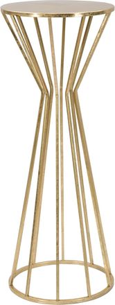 Mauro Ferretti Mesa redonda de metal dorado &oslash; cm 38x100