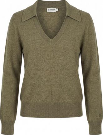 Not Shy Palmer Polo Neck Sweater