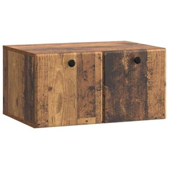 vidaXL Mueble De Tv De Pared 59,5 X 41 X 30 Cm Madera Envejecida Vidaxl