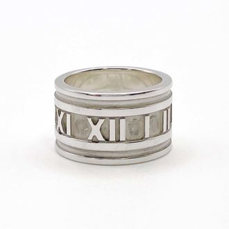 Tiffany & Co. Atlas Silver Silver 925 Band Ring (Pre-Owned)