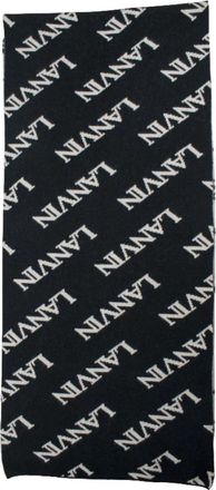 Lanvin Cashmere Sjaal - Heren - Wintersjaals - Zwart - ONE Size - Accessoires