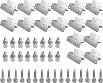OEM Soportes De Montaje Para Paneles Solares, Aluminio Ligero, F&aacute;cil Instalaci&oacute;n, Juego De 16 Piezas
