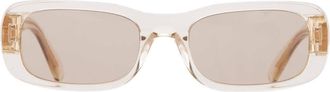Miu Miu Brown Rectangular Ladies Sunglasses MU 08ZS 11T40F 53