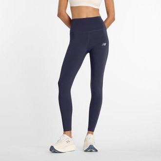New Balance Womens RC Legging 25 in Purple Poly Knit, size Medium