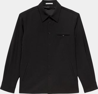 Helmut Lang Men & apos;s Wool-Blend Shirt Jacket