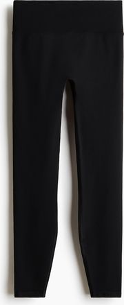 H&M Seamless Sportleggings mit DryMove - Schwarz