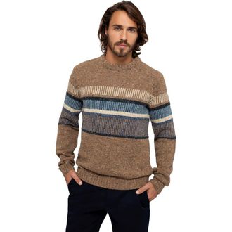 Celtic & Co. Statement Donegal Wool Sweater in Camel at Nordstrom, Size Xx-Large