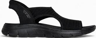 Skechers Womens Skechers SUMMITS SANDAL - SWEETLY EVOL Womens Cross Strap Sandals Black - Size: 4