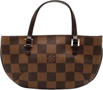 Louis Vuitton Pre-owned Mini Bags, female, Brown, Size: ONE SIZE Pre-owned The Manosque Pochette