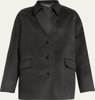 Nanushka Jada Double Wool Jacket