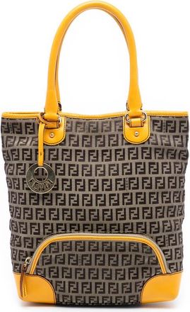Fendi Pre-owned Fendi Zucchino Canvas Chef Front Pocket Shopping Tote Ladies 2321-8BH139-LXT-058