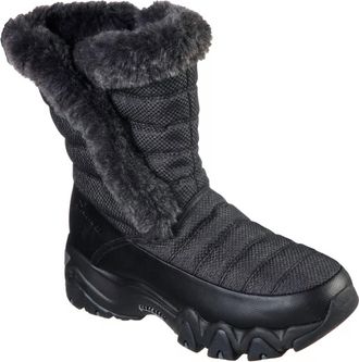 Skechers Womens Freeze Free Boot In Black