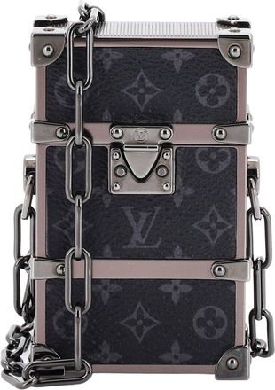 Louis Vuitton Trunk Box Pouch Monogram Eclipse (Authentic Pre-Loved)