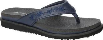 Easy Street Wanderlust Thong Sandal in Navy at Nordstrom Rack, Size 6.5