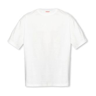 Diesel T-shirt met ronde hals - Heren - T-shirts - Wit - L - Katoen - Tops