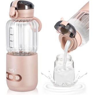 OEM Chauffe Biberon Nomade, Chauffe Eau Portable Voiture 400ml, Chauffe-plats Pour B&eacute;b&eacute; Visuel Avec Contr&ocirc;le De Temp&eacute;rature Pour Voyages Ext&eacute;rieur, Temp&eacute;r