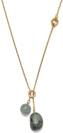 LADY GREY Jasper Necklace in Gold at Nordstrom
