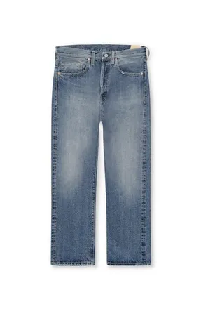Fortela Unclejohn Japan Selvedge High-Waisted 5-Pocket Denim in Stone Wash at Nordstrom, Size 33 X 29