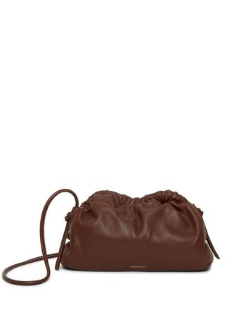 Mansur Gavriel Clutch Cloud mini - Marrone