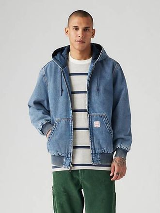 Levi's Potrero Denim Hoodie - Mens - XL - Blue