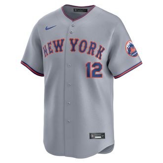 Nike Francisco Lindor New York Mets Nike Mens Dri-FIT ADV MLB Limited Jersey in Grey | LM250EDCNM9-8U0