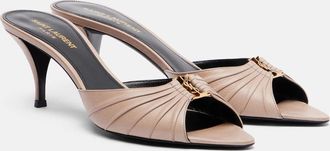 Saint Laurent Babylone 60 leather mules