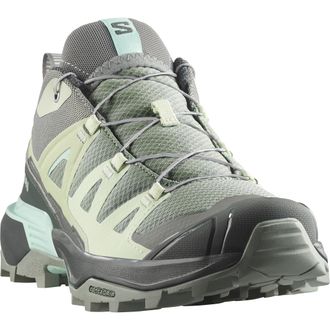 Salomon Wanderschuh SALOMON X ULTRA 360 W, Damen, Gr. 40, gr&uuml;n (gr&uuml;n milieu, urban chic, clearly aqua), Synthetik, Textil, Schuhe Wanderschuh, wasserdicht