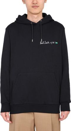 Paul Smith Black Graphic Hood Sweatshirts