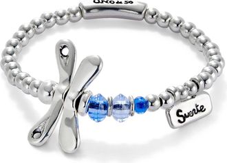 UNOde50 Dragonfly Blue Crystal Bracelet