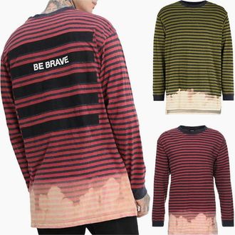 Diesel Mens DIESEL T HALO Mens T Shirt Crew Neck Casual Cotton Long Sleeve Summer Tees - Green - Size: 38