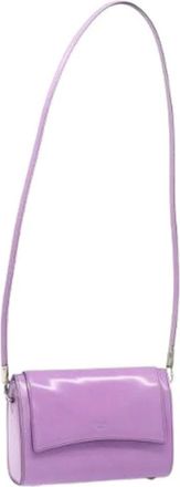 Celine Pre-owned Cross Body Bags, female, Purple, Size: ONE SIZE Pre-owned Vintage Leather Cross Body Bag