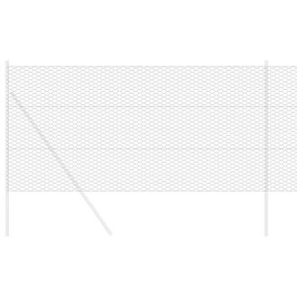 Berkfield Home Hexagon Fence Grey 1.2x50 m Steel in Dark Grey
