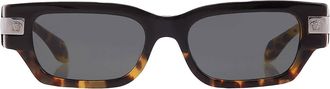 Versace Dark Grey Rectangular Mens Sunglasses VE4465 545687 53