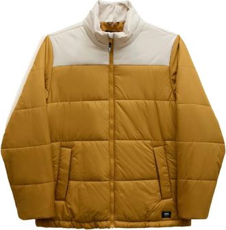 Vans No Hood Norris MTE Puffer - Heren - Winterjassen - Bruin - L - Leer - Jassen