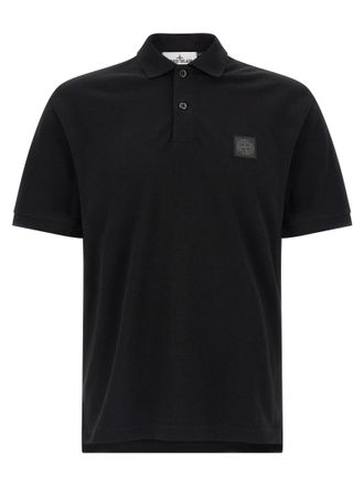 Stone Island Poloshirt met Stone Island Compass-logo