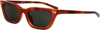 Gucci Zonnebrillen - Dames - Zonnebrillen - Bruin - 50 MM - Accessoires